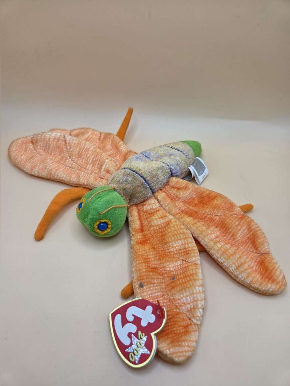 Ty Beanie Baby Glow the Dragonfly 2000 Millennium